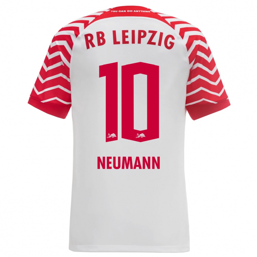 Hombre Fútbol Camiseta Cenny Neumann #10 Blanco 1ª Equipación 2023/24