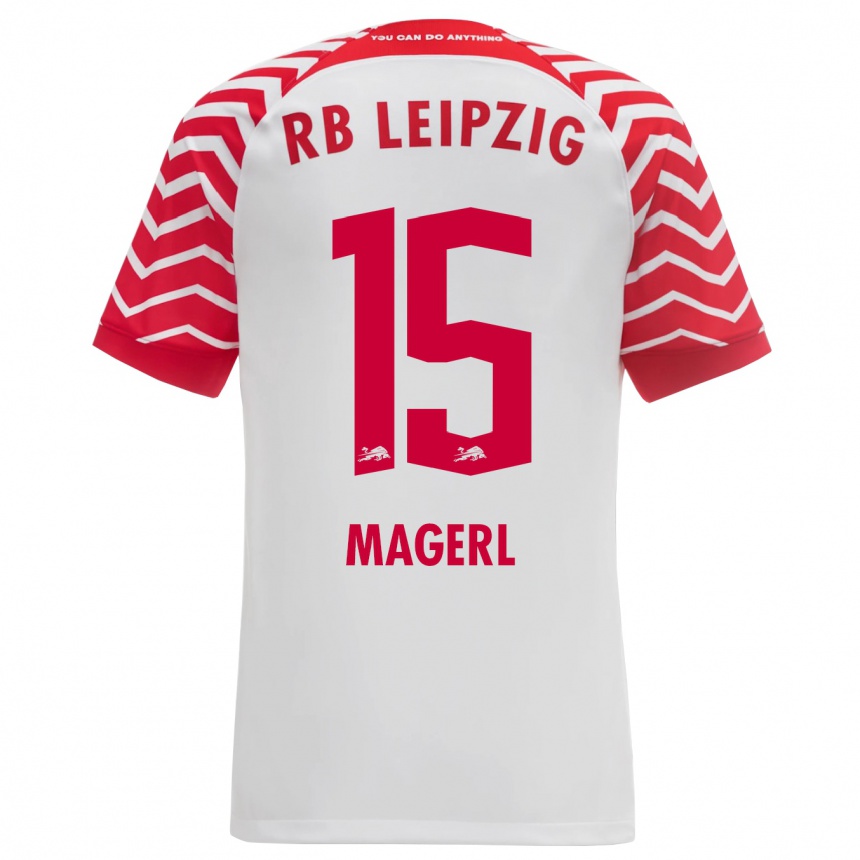 Hombre Fútbol Camiseta Julia Magerl #15 Blanco 1ª Equipación 2023/24