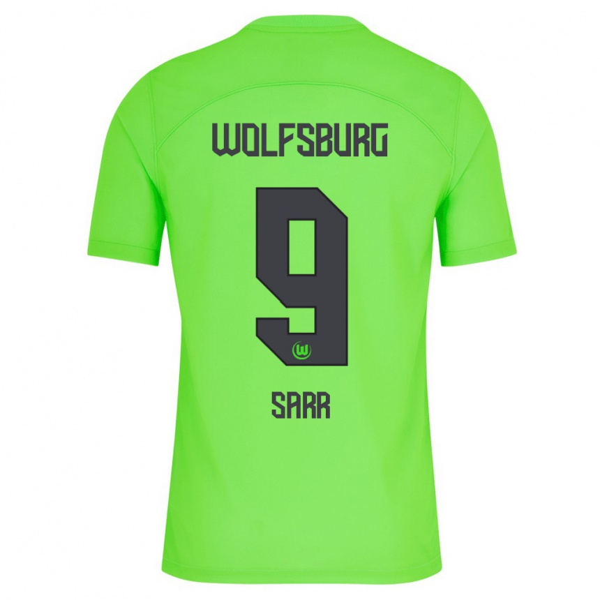 Hombre Fútbol Camiseta Amin Sarr #9 Verde 1ª Equipación 2023/24