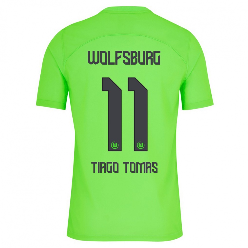 Hombre Fútbol Camiseta Tiago Tomás #11 Verde 1ª Equipación 2023/24