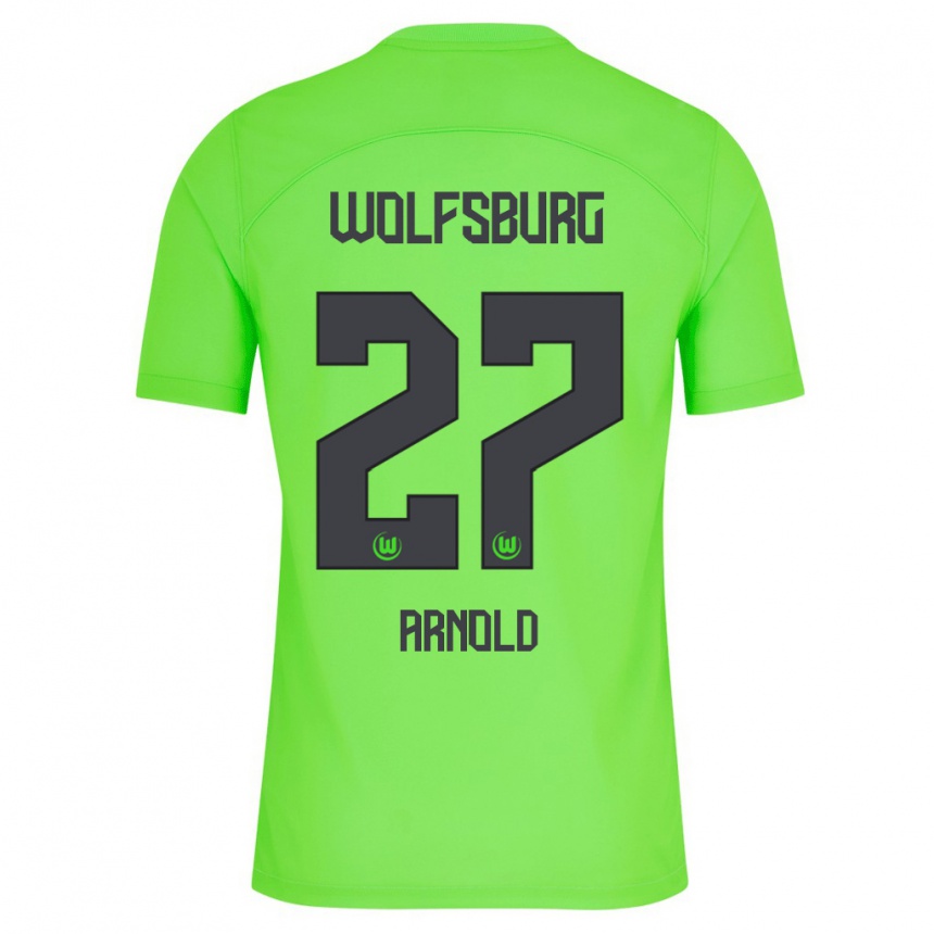 Hombre Fútbol Camiseta Maximilian Arnold #27 Verde 1ª Equipación 2023/24