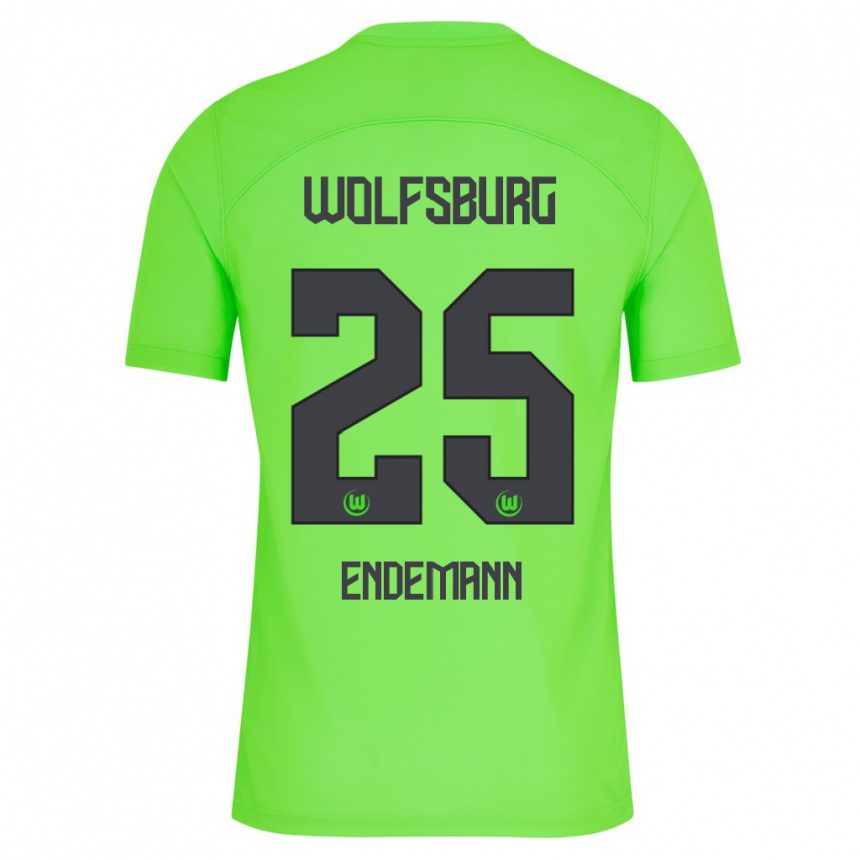 Hombre Fútbol Camiseta Vivien Endemann #25 Verde 1ª Equipación 2023/24