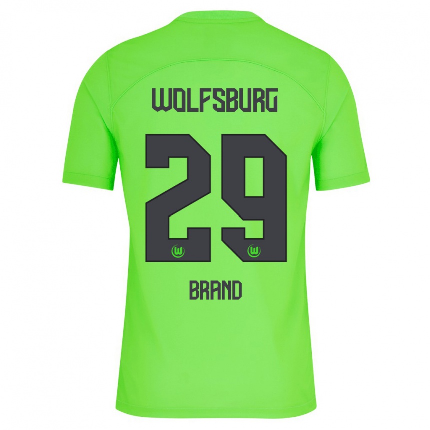 Hombre Fútbol Camiseta Jule Brand #29 Verde 1ª Equipación 2023/24
