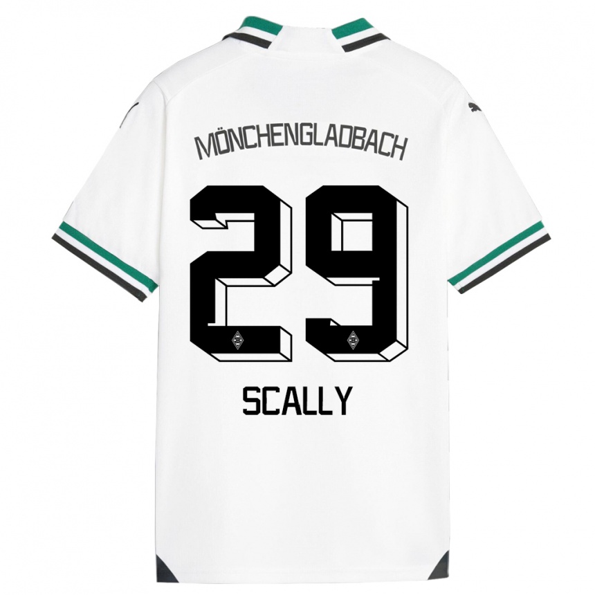 Hombre Fútbol Camiseta Joe Scally #29 Blanco Verde 1ª Equipación 2023/24