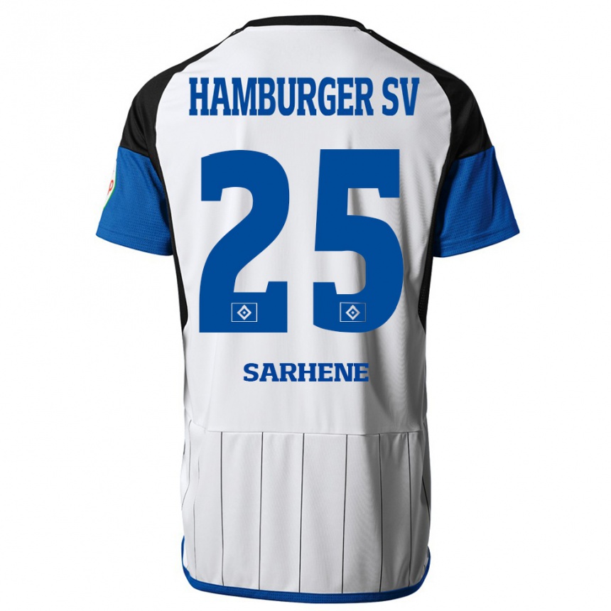 Hombre Fútbol Camiseta Clement Nana-Sarhene #25 Blanco 1ª Equipación 2023/24