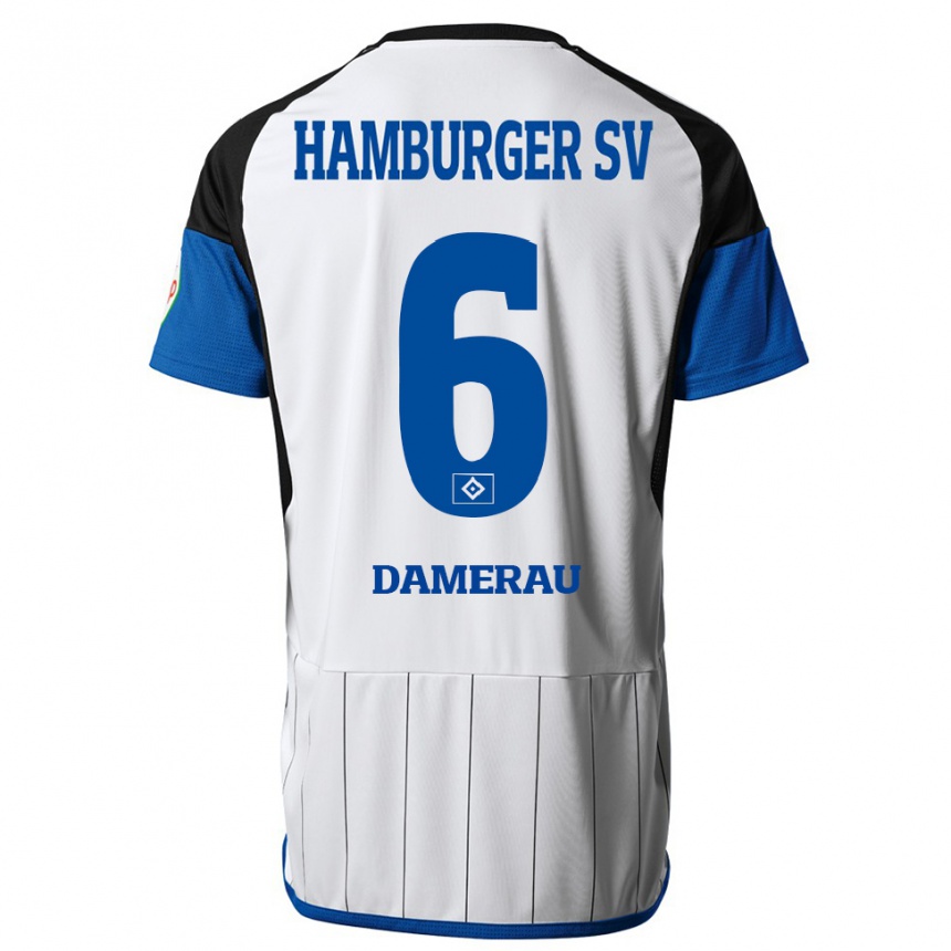 Hombre Fútbol Camiseta Alexander Werner Damerau #6 Blanco 1ª Equipación 2023/24