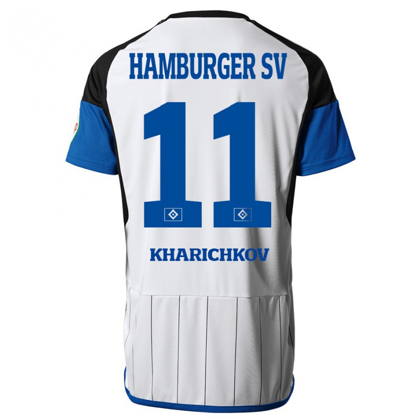 Hombre Fútbol Camiseta Valentyn Kharichkov #11 Blanco 1ª Equipación 2023/24