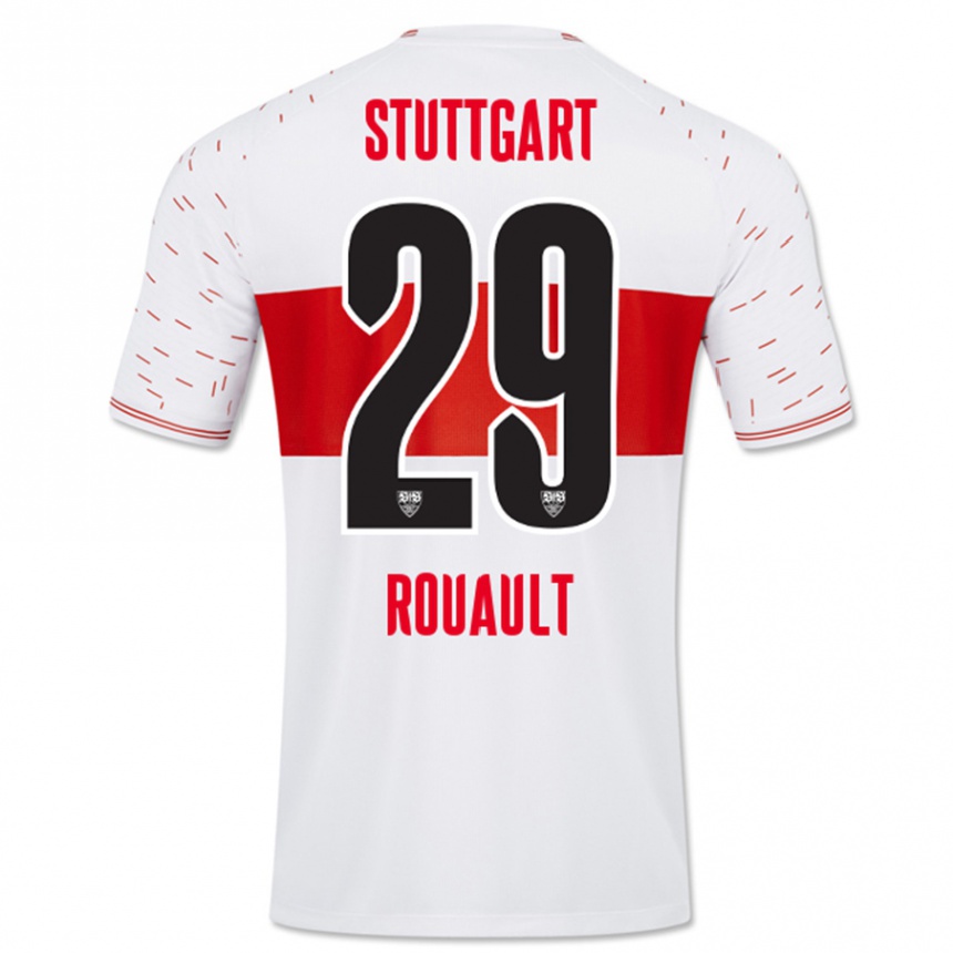 Hombre Fútbol Camiseta Anthony Rouault #29 Blanco 1ª Equipación 2023/24