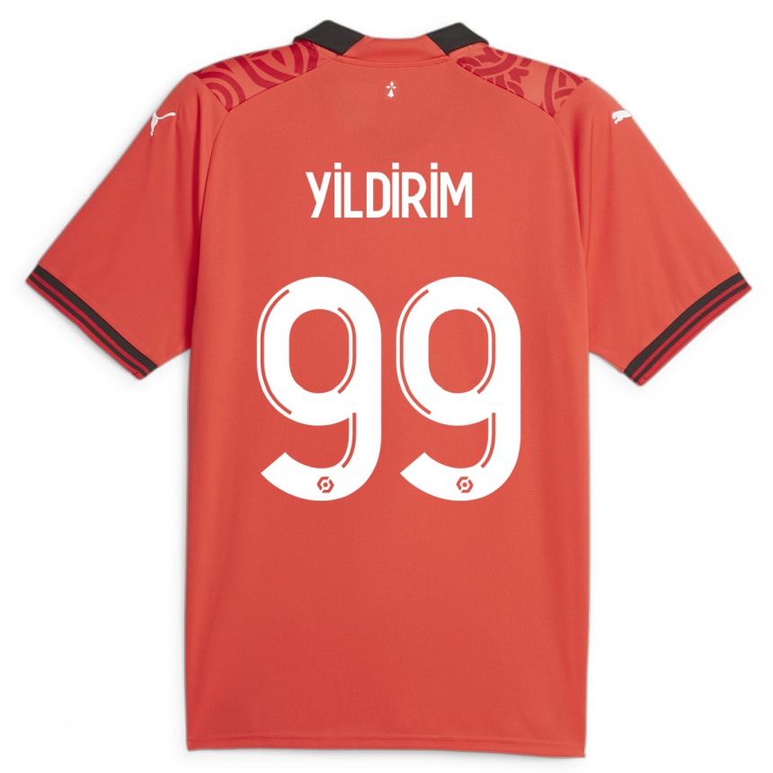 Hombre Fútbol Camiseta Bertuğ Yıldırım #99 Rojo 1ª Equipación 2023/24