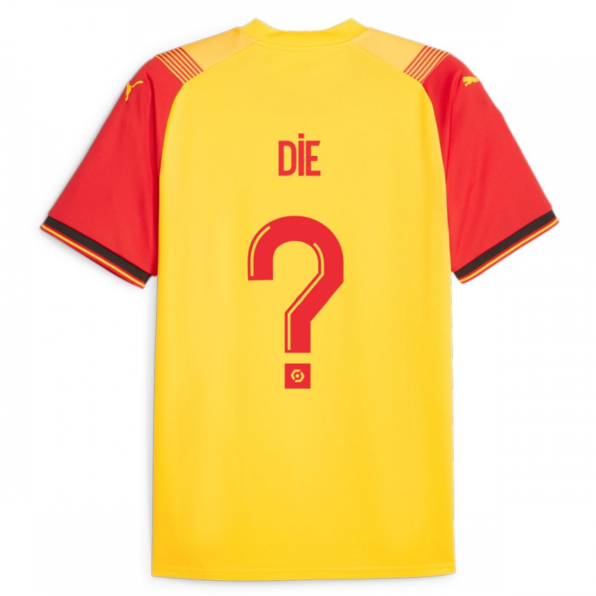 Hombre Fútbol Camiseta Manassé Die #0 Amarillo 1ª Equipación 2023/24