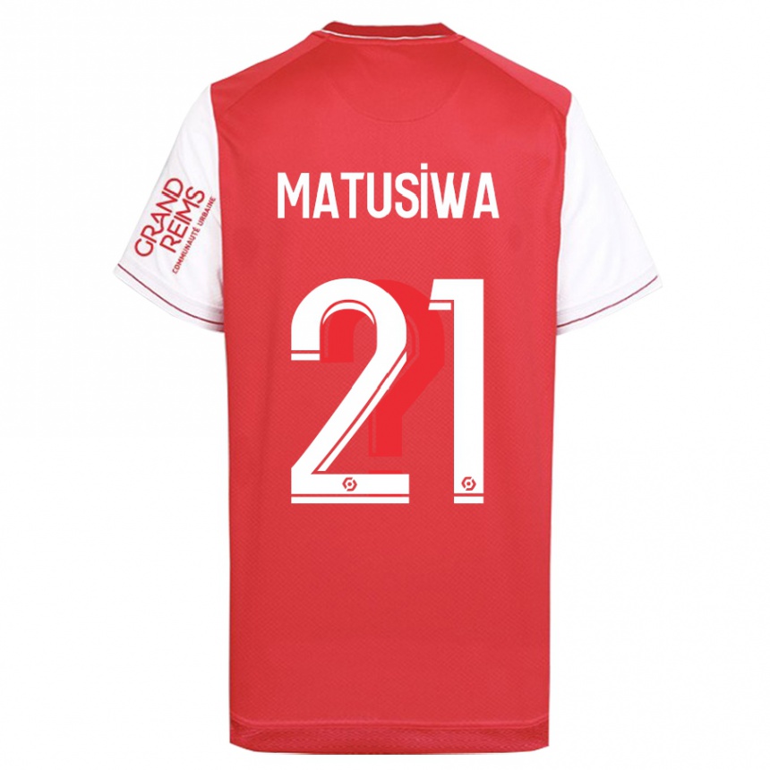 Hombre Fútbol Camiseta Azor Matusiwa #21 Rojo 1ª Equipación 2023/24