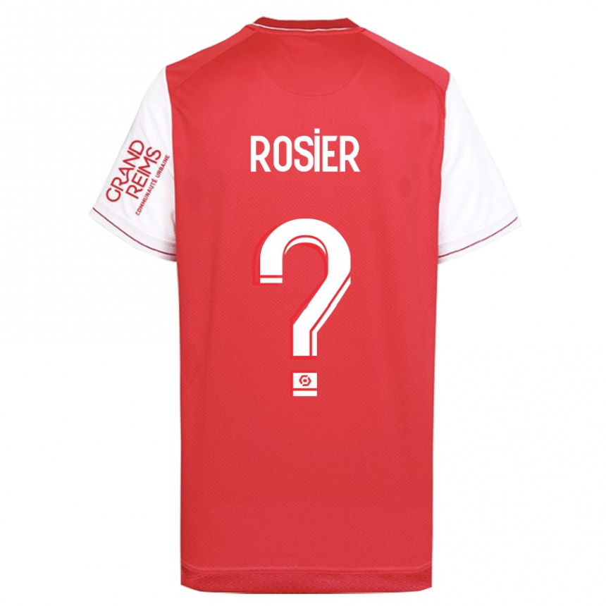 Hombre Fútbol Camiseta Mathys Rosier #0 Rojo 1ª Equipación 2023/24