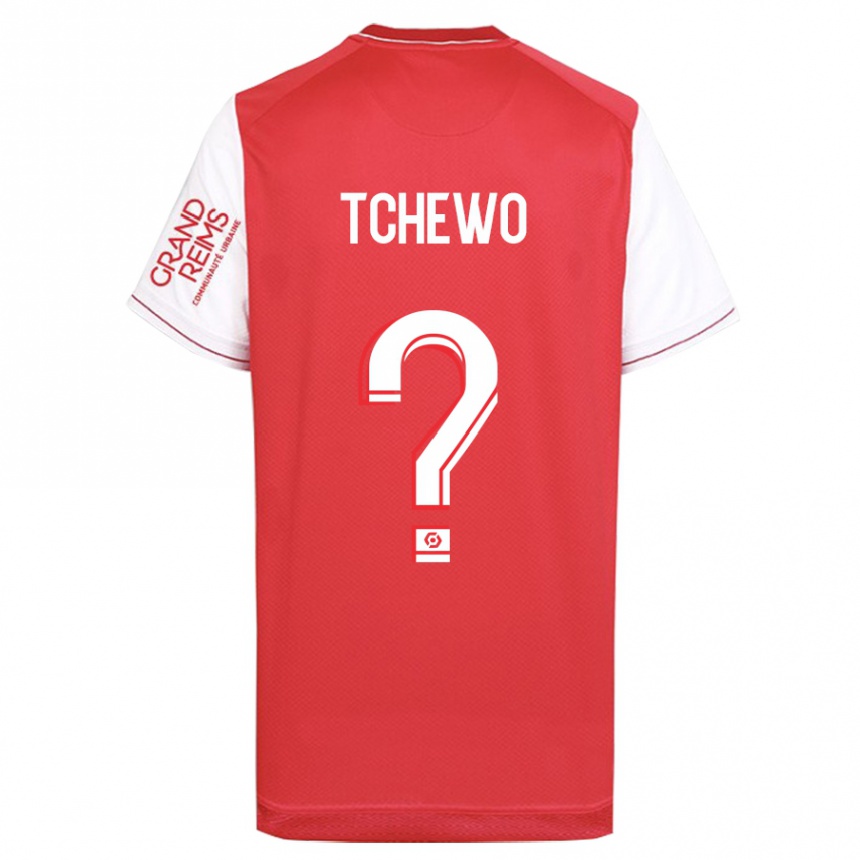 Hombre Fútbol Camiseta Ryan Tchapda Tchewo #0 Rojo 1ª Equipación 2023/24