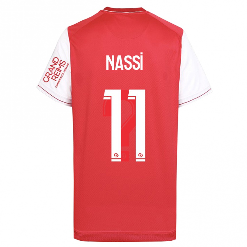 Hombre Fútbol Camiseta Jade Nassi #11 Rojo 1ª Equipación 2023/24