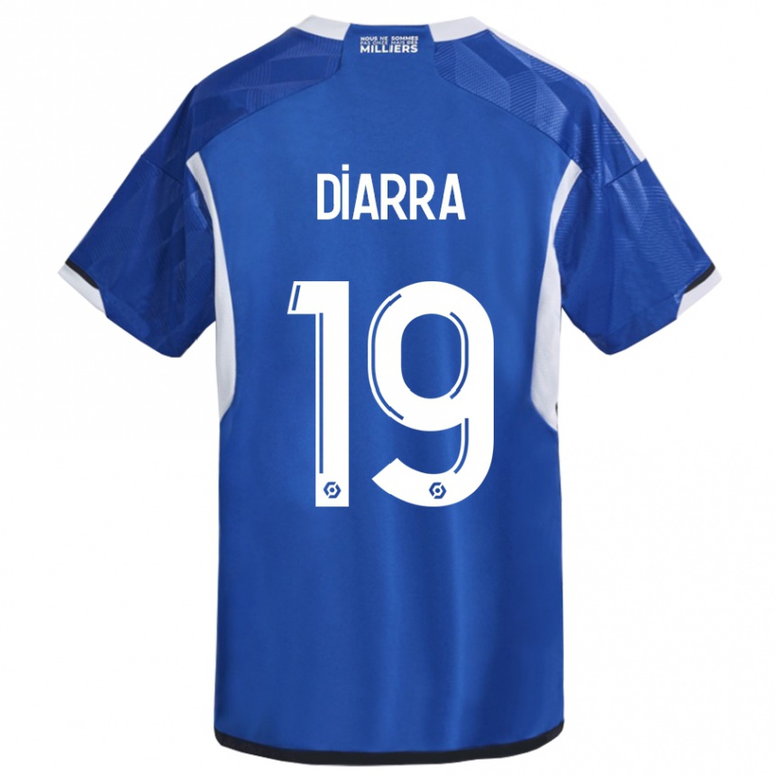 Hombre Fútbol Camiseta Habib Diarra #19 Azul 1ª Equipación 2023/24
