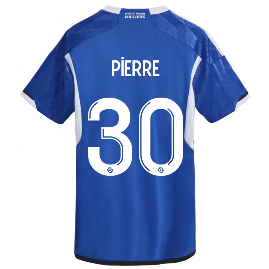 Hombre Fútbol Camiseta Alexandre Pierre #30 Azul 1ª Equipación 2023/24