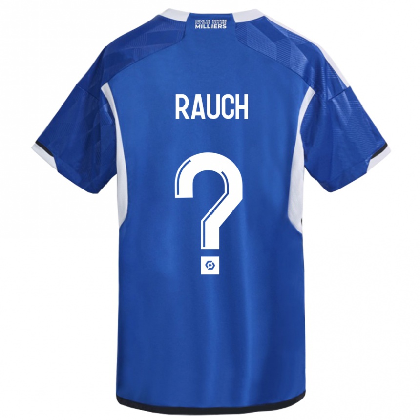 Hombre Fútbol Camiseta Hugo Rauch #0 Azul 1ª Equipación 2023/24