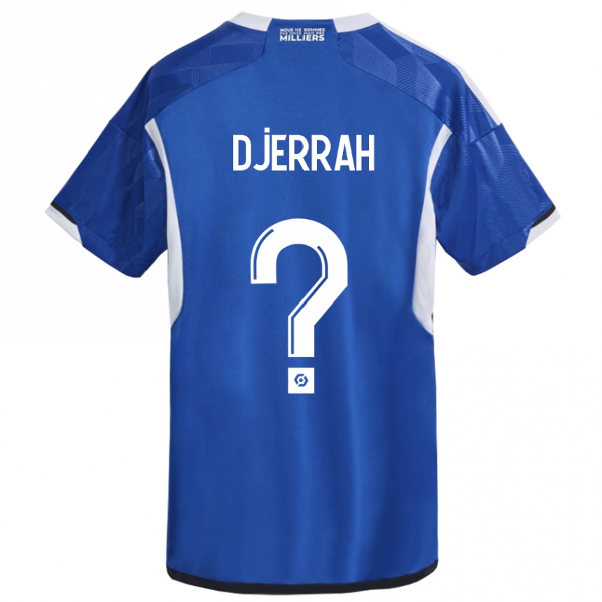 Hombre Fútbol Camiseta Karim Djerrah #0 Azul 1ª Equipación 2023/24