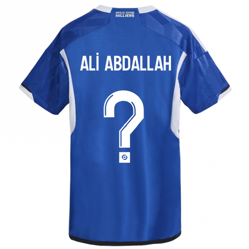 Hombre Fútbol Camiseta Aboubacar Ali Abdallah #0 Azul 1ª Equipación 2023/24