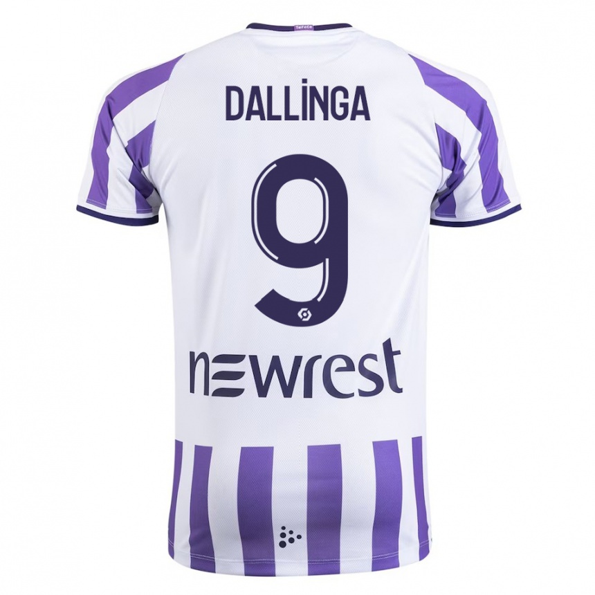 Hombre Fútbol Camiseta Thijs Dallinga #9 Blanco 1ª Equipación 2023/24