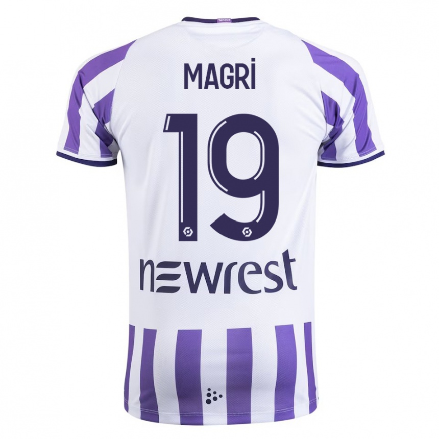 Hombre Fútbol Camiseta Frank Magri #19 Blanco 1ª Equipación 2023/24