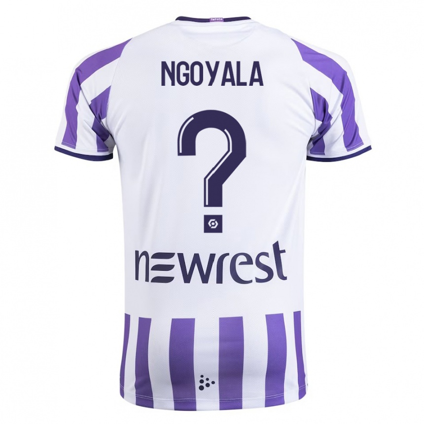 Hombre Fútbol Camiseta Frédéric Efuele Ngoyala #0 Blanco 1ª Equipación 2023/24