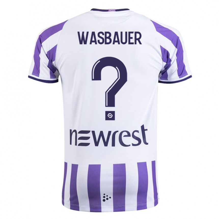 Hombre Fútbol Camiseta Nicolas Wasbauer #0 Blanco 1ª Equipación 2023/24