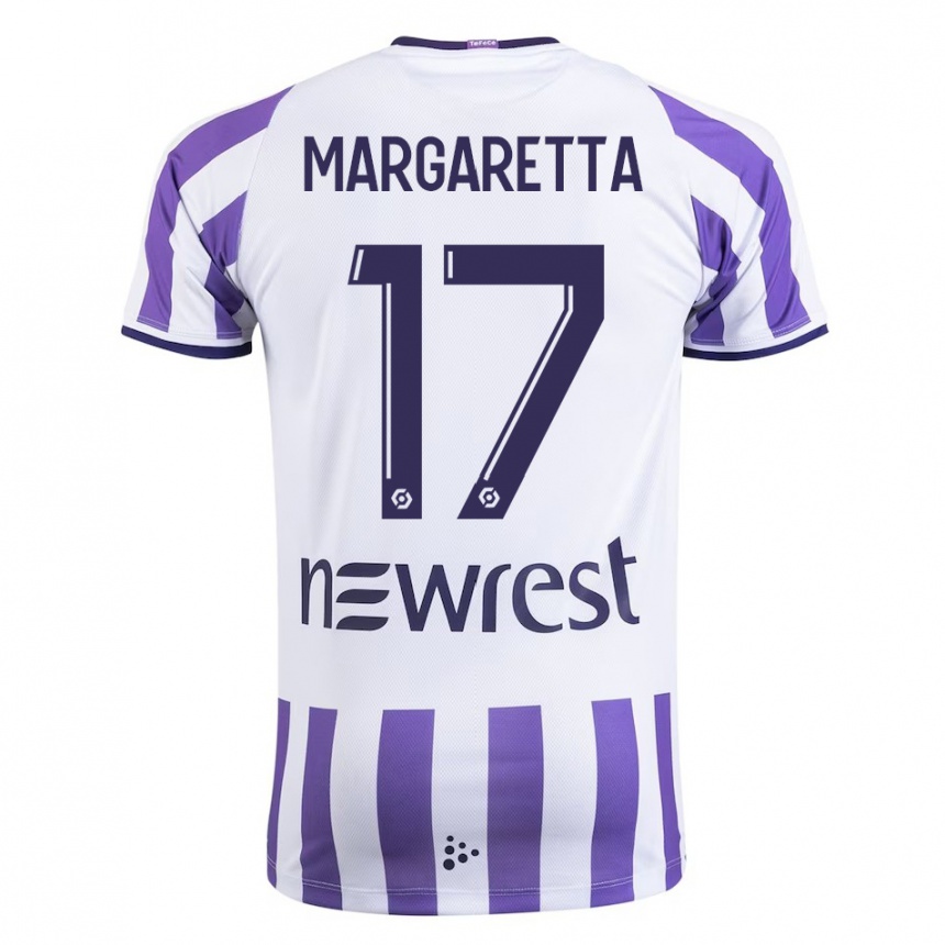 Hombre Fútbol Camiseta Jessica Margaretta #17 Blanco 1ª Equipación 2023/24