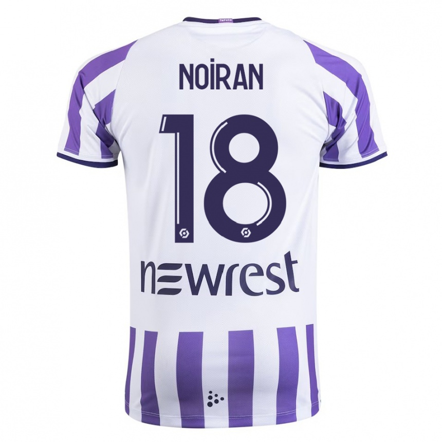 Hombre Fútbol Camiseta Clara Noiran #18 Blanco 1ª Equipación 2023/24