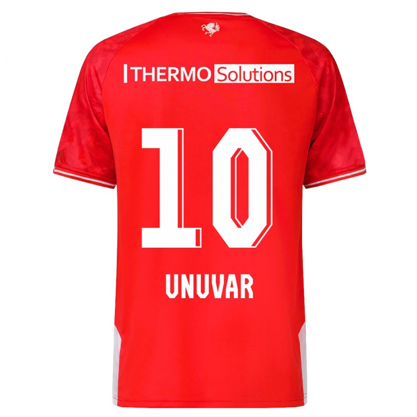 Hombre Fútbol Camiseta Naci Ünüvar #10 Rojo 1ª Equipación 2023/24