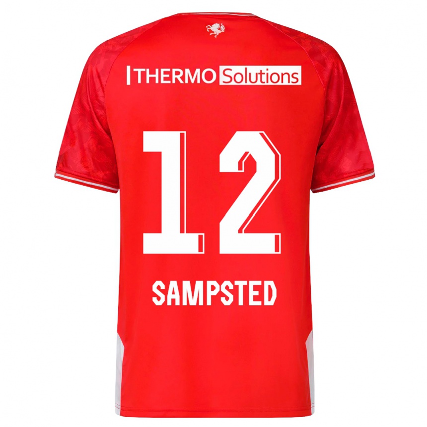 Hombre Fútbol Camiseta Alfons Sampsted #12 Rojo 1ª Equipación 2023/24