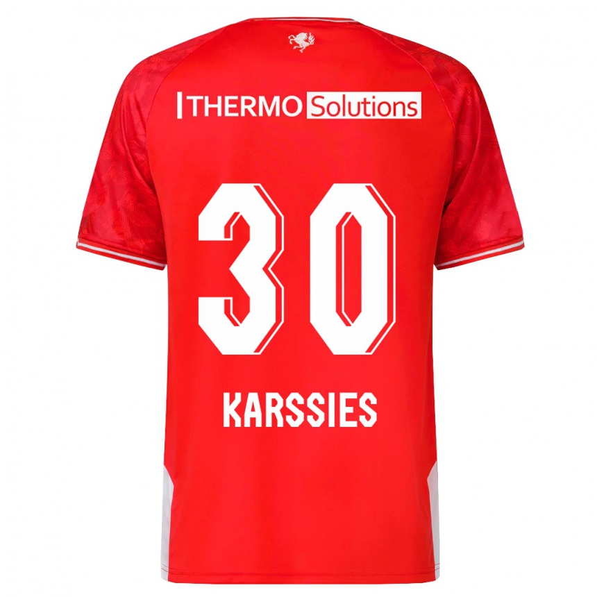 Hombre Fútbol Camiseta Sam Karssies #30 Rojo 1ª Equipación 2023/24