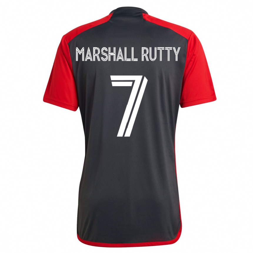 Hombre Fútbol Camiseta Jahkeele Marshall-Rutty #7 Gris 1ª Equipación 2023/24