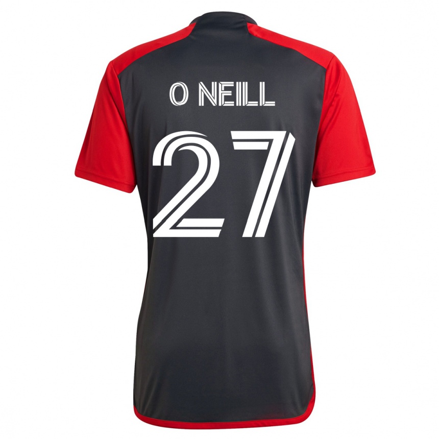 Hombre Fútbol Camiseta Shane O'neill #27 Gris 1ª Equipación 2023/24