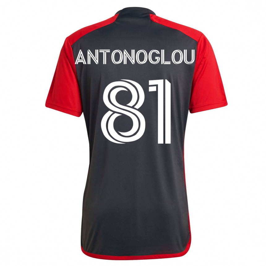 Hombre Fútbol Camiseta Themi Antonoglou #81 Gris 1ª Equipación 2023/24