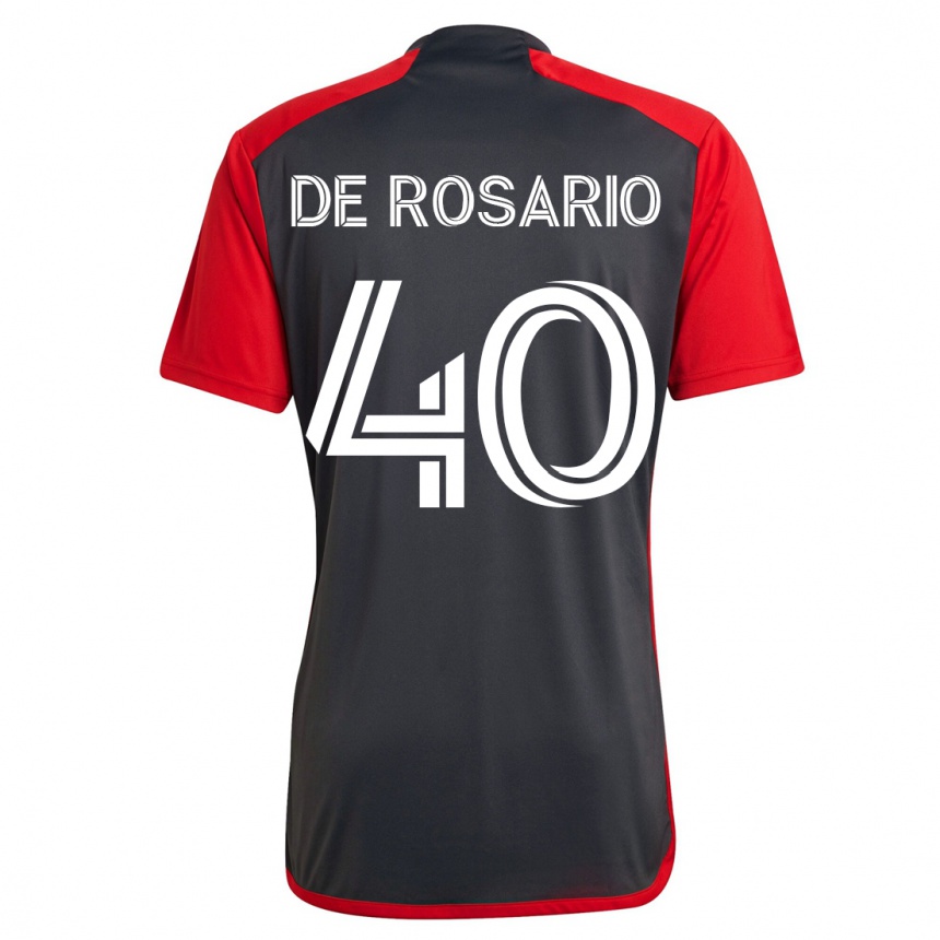 Hombre Fútbol Camiseta Adisa De Rosario #40 Gris 1ª Equipación 2023/24