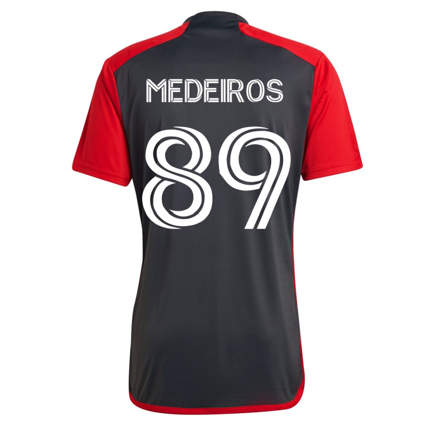 Hombre Fútbol Camiseta Matthew Medeiros #89 Gris 1ª Equipación 2023/24