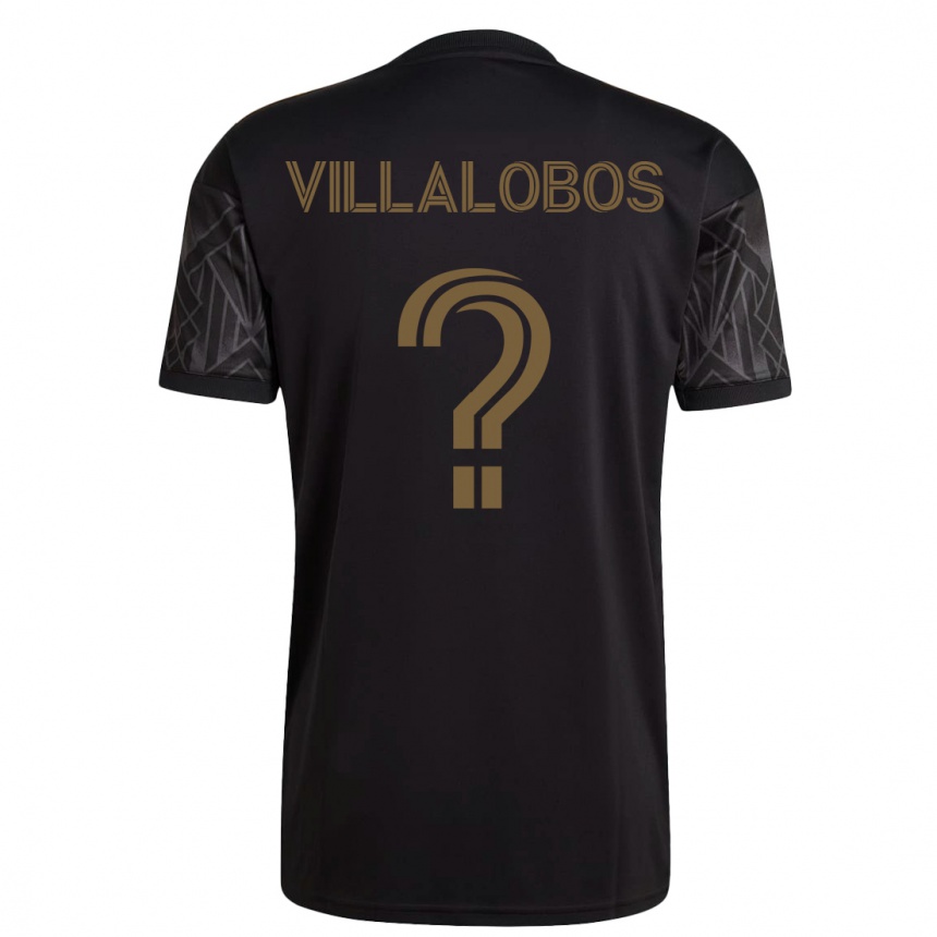 Hombre Fútbol Camiseta Kristian Villalobos #0 Negro 1ª Equipación 2023/24