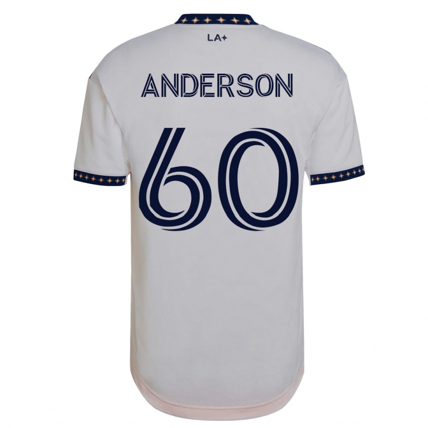 Hombre Fútbol Camiseta Nolan Anderson #60 Blanco 1ª Equipación 2023/24