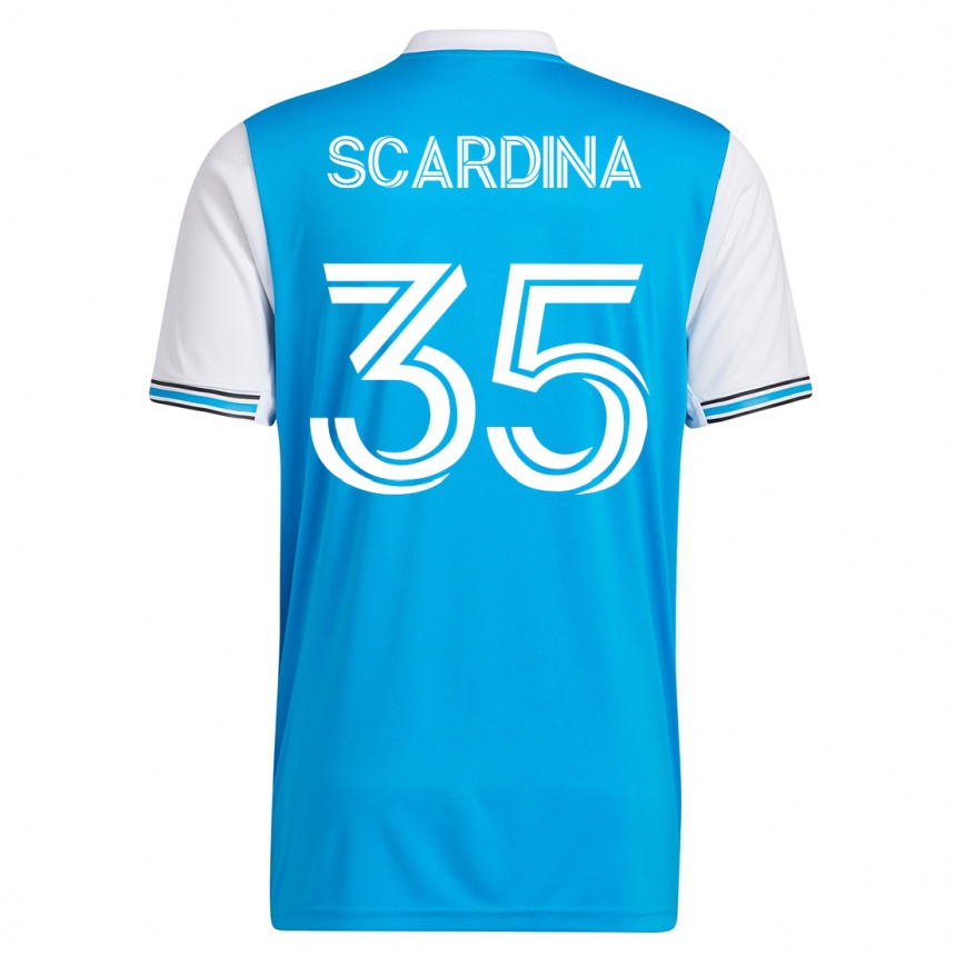 Hombre Fútbol Camiseta Nick Scardina #35 Azul 1ª Equipación 2023/24