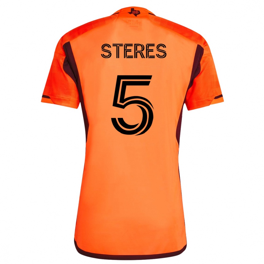 Hombre Fútbol Camiseta Daniel Steres #5 Naranja 1ª Equipación 2023/24