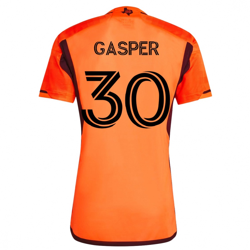 Hombre Fútbol Camiseta Chase Gasper #30 Naranja 1ª Equipación 2023/24