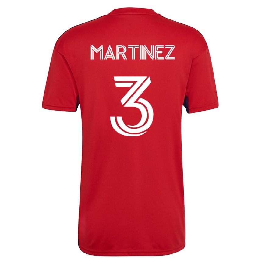 Hombre Fútbol Camiseta José Antonio Martínez #3 Rojo 1ª Equipación 2023/24