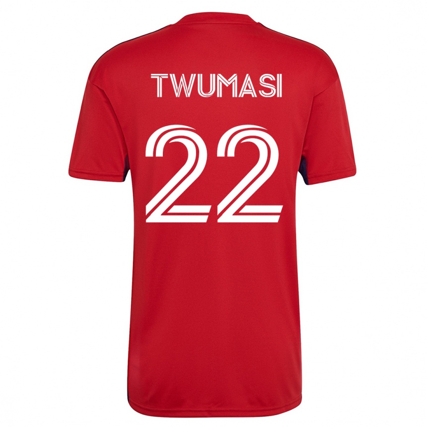 Hombre Fútbol Camiseta Ema Twumasi #22 Rojo 1ª Equipación 2023/24