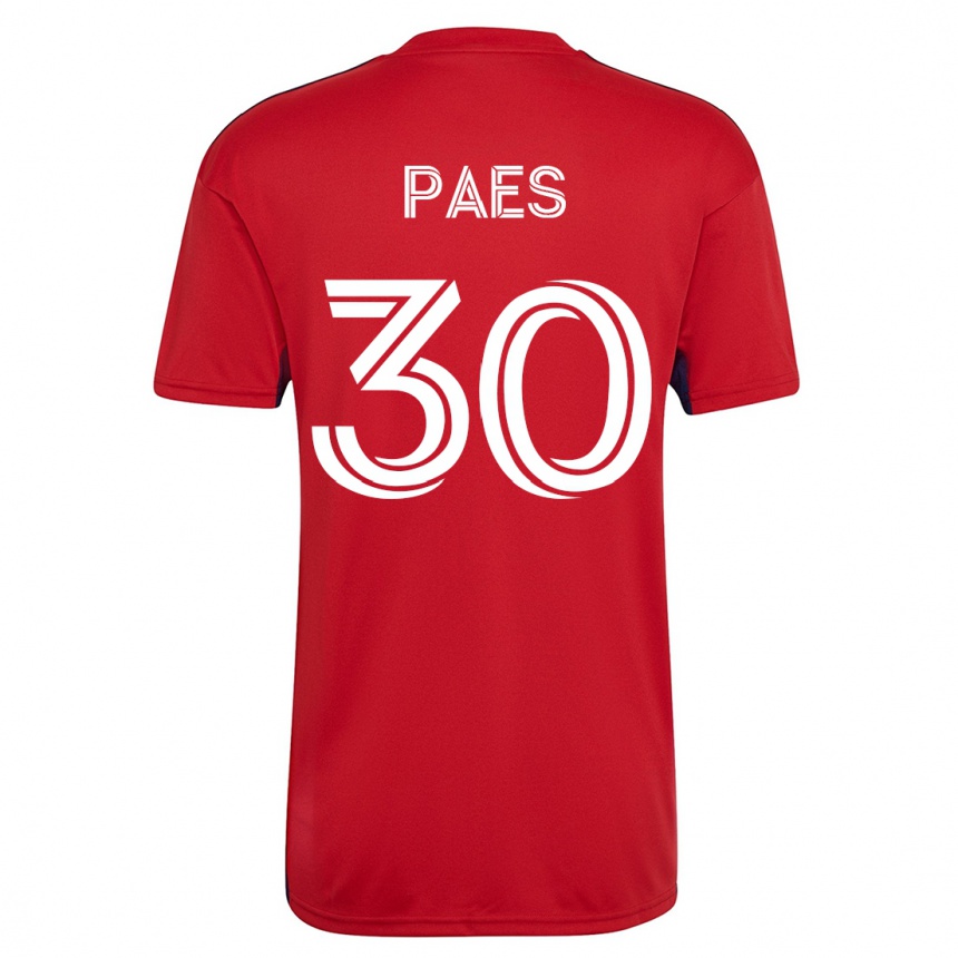 Hombre Fútbol Camiseta Maarten Paes #30 Rojo 1ª Equipación 2023/24