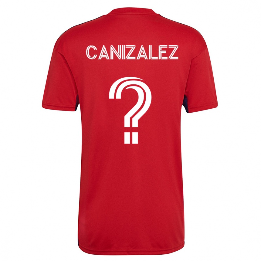 Hombre Fútbol Camiseta Henry Canizalez #0 Rojo 1ª Equipación 2023/24