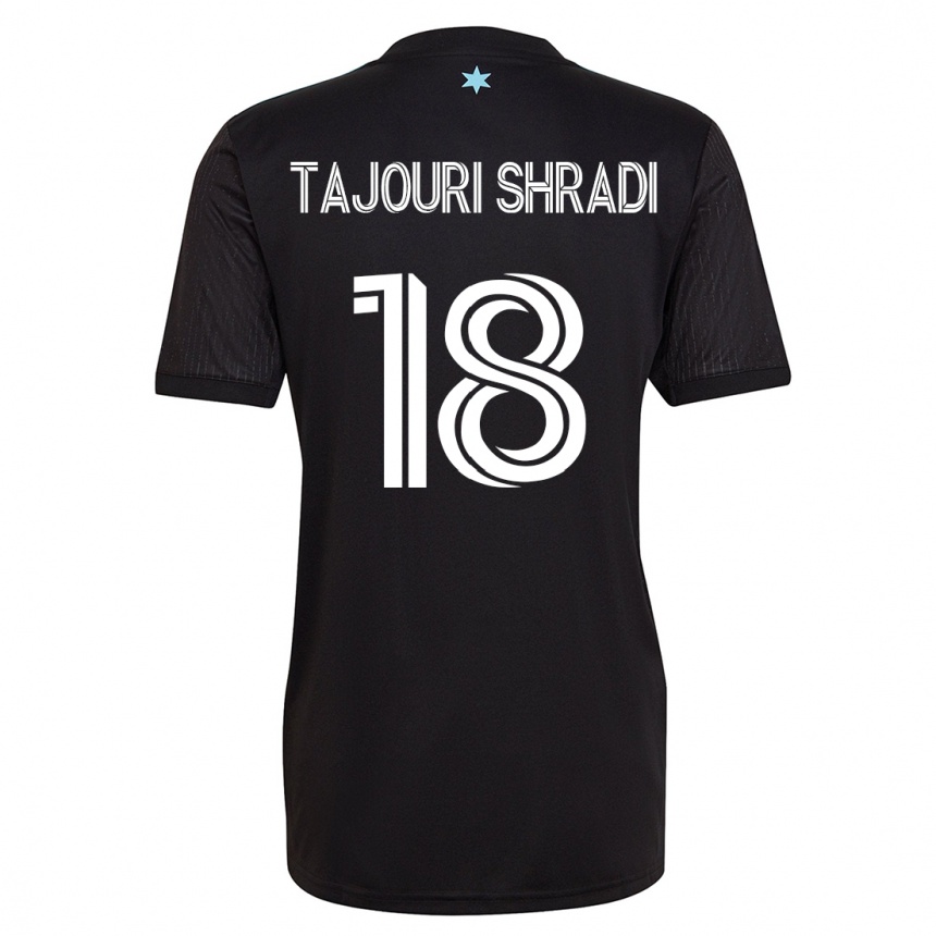 Hombre Fútbol Camiseta Ismael Tajouri-Shradi #18 Negro 1ª Equipación 2023/24