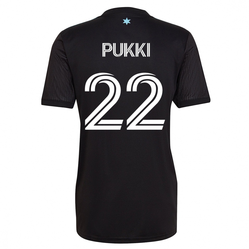 Hombre Fútbol Camiseta Teemu Pukki #22 Negro 1ª Equipación 2023/24