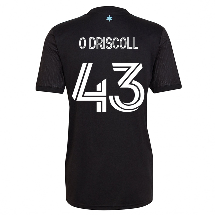 Hombre Fútbol Camiseta Rory O'driscoll #43 Negro 1ª Equipación 2023/24
