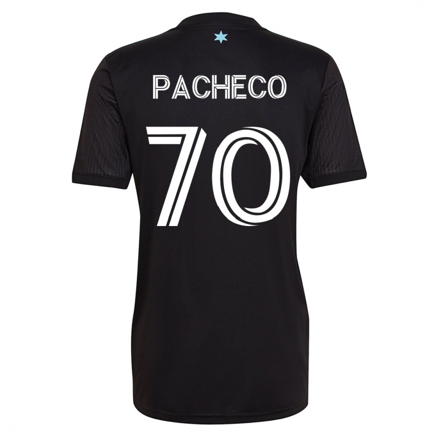 Hombre Fútbol Camiseta Diogo Pacheco #70 Negro 1ª Equipación 2023/24